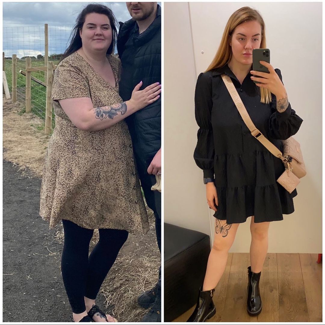 До та після схуднення