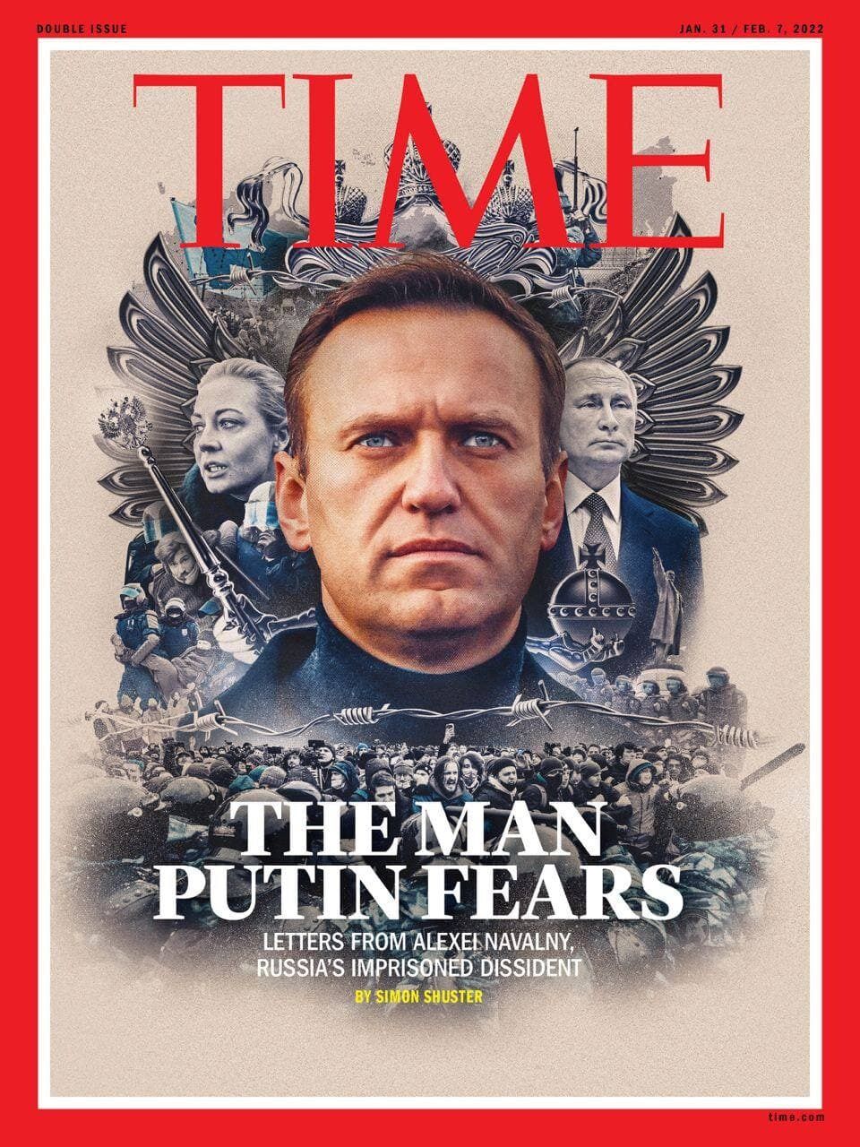 Алексей Навальный на обложке TIME.