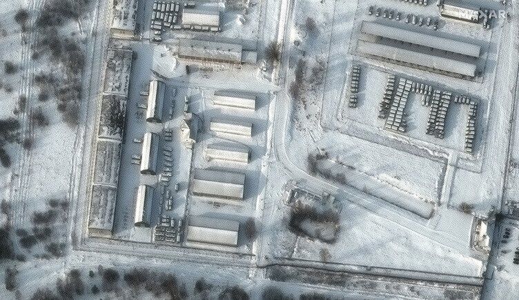 Военная техника РФ возле границы