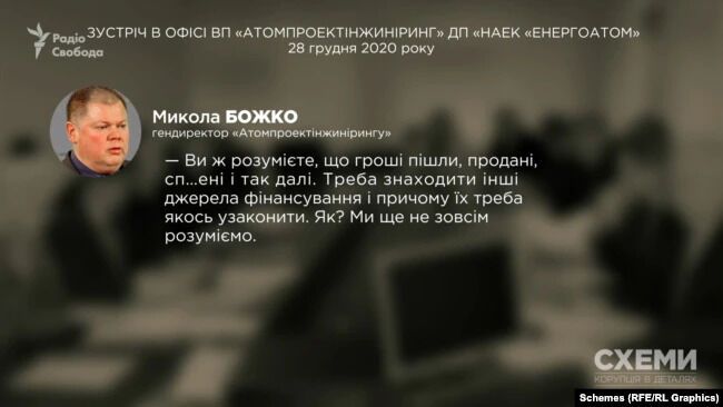 Божко розповів про розкрадання коштів