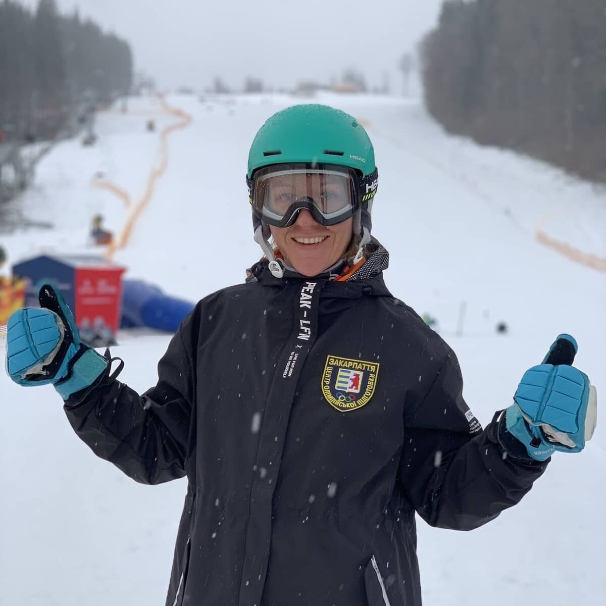 Украинская сноубордистка Аннамари Данча.