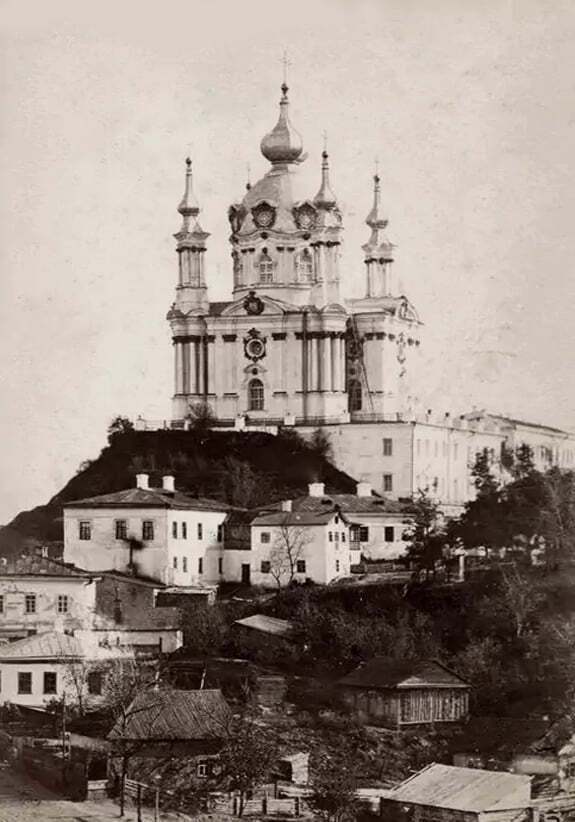 Андреевская церковь в 1870-х.