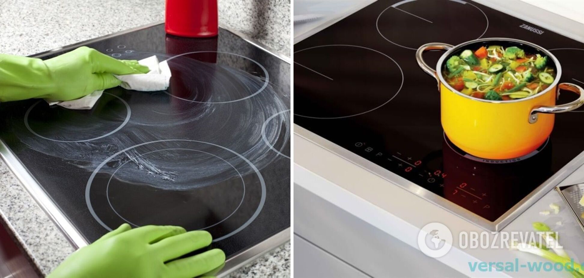 Пищевая сода может поцарапать плиту из керамического стекла