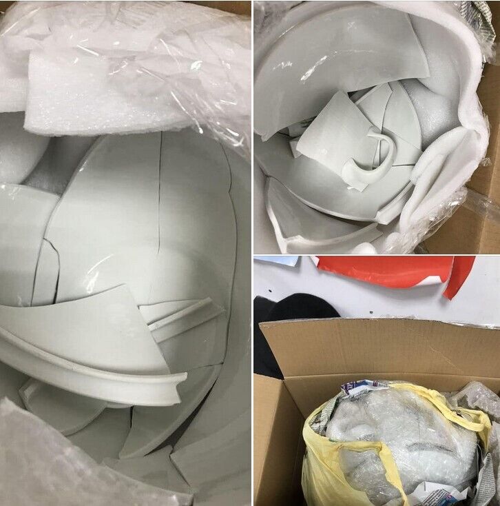 Посуда, которую отправили в посылке по "Новой почте", пришла полностью разбитой