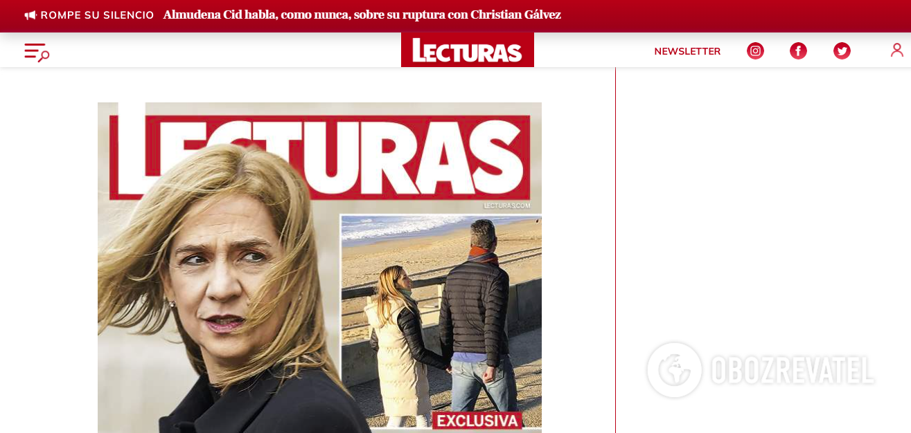 Газета Lecturas показала фото Иньяки Урдангарина с любовницей