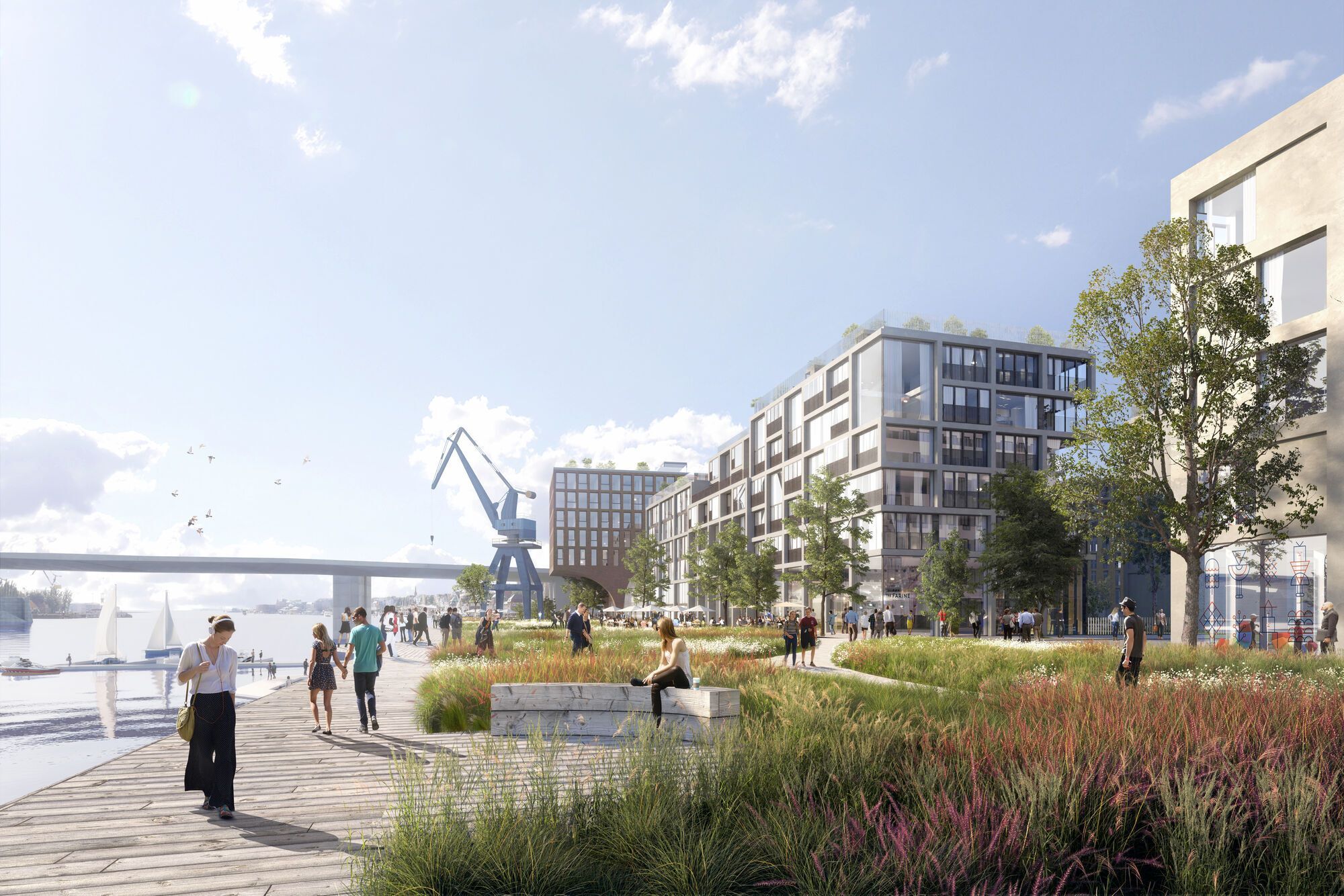 Сейчас в приоритете у SAGA Development и ее партнеров — организовать территорию с полноценным доступом киевлян к прибрежной зоне Днепра