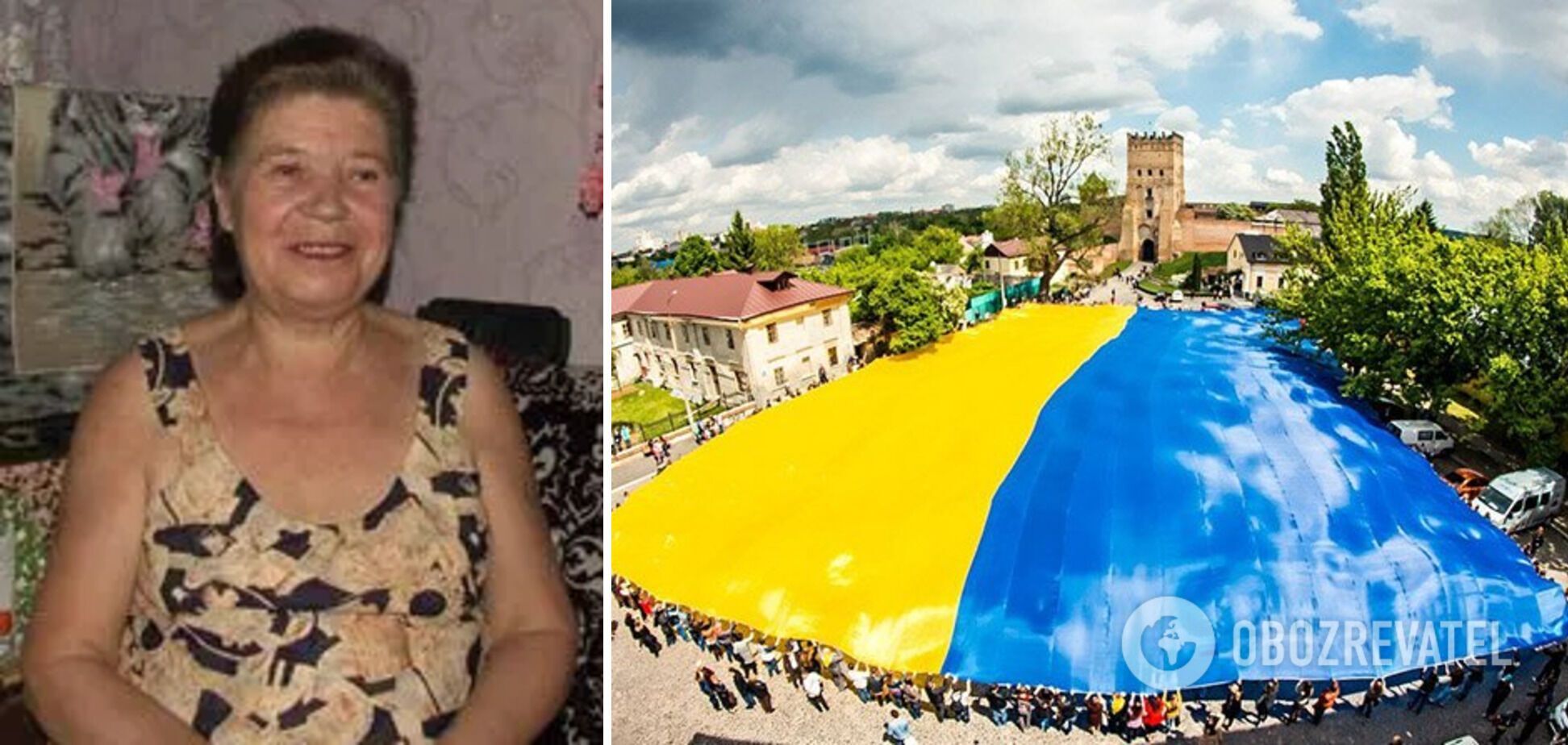 Дончанка Мария Беляткова – создатель крупнейшего Государственного флага Украины.