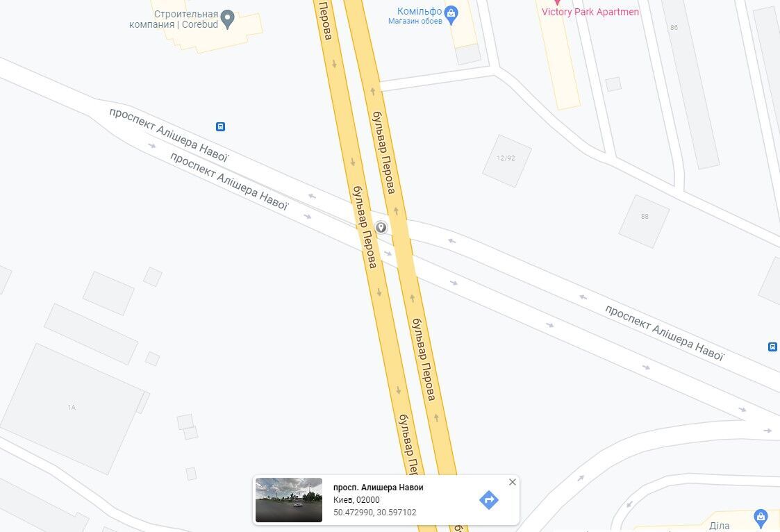 Аварія сталася на перетині бульвару Перова та проспекту Алішера Навої.