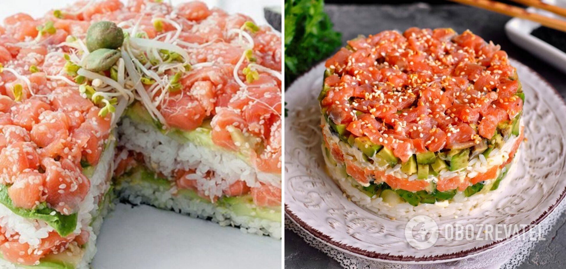 Домашний суши-салат