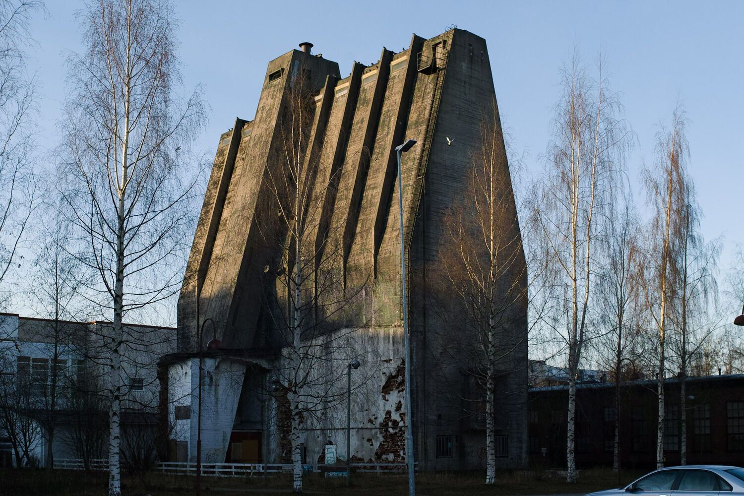 Склад-силос колишньої паперової фабрики, який відновлюють у Фінляндії