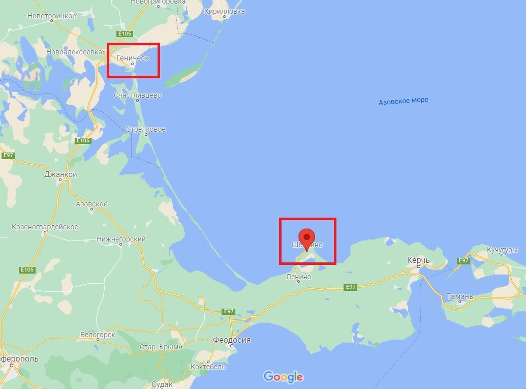 Рыбаки вышли в море из Геническа и были задержаны в Крыму.