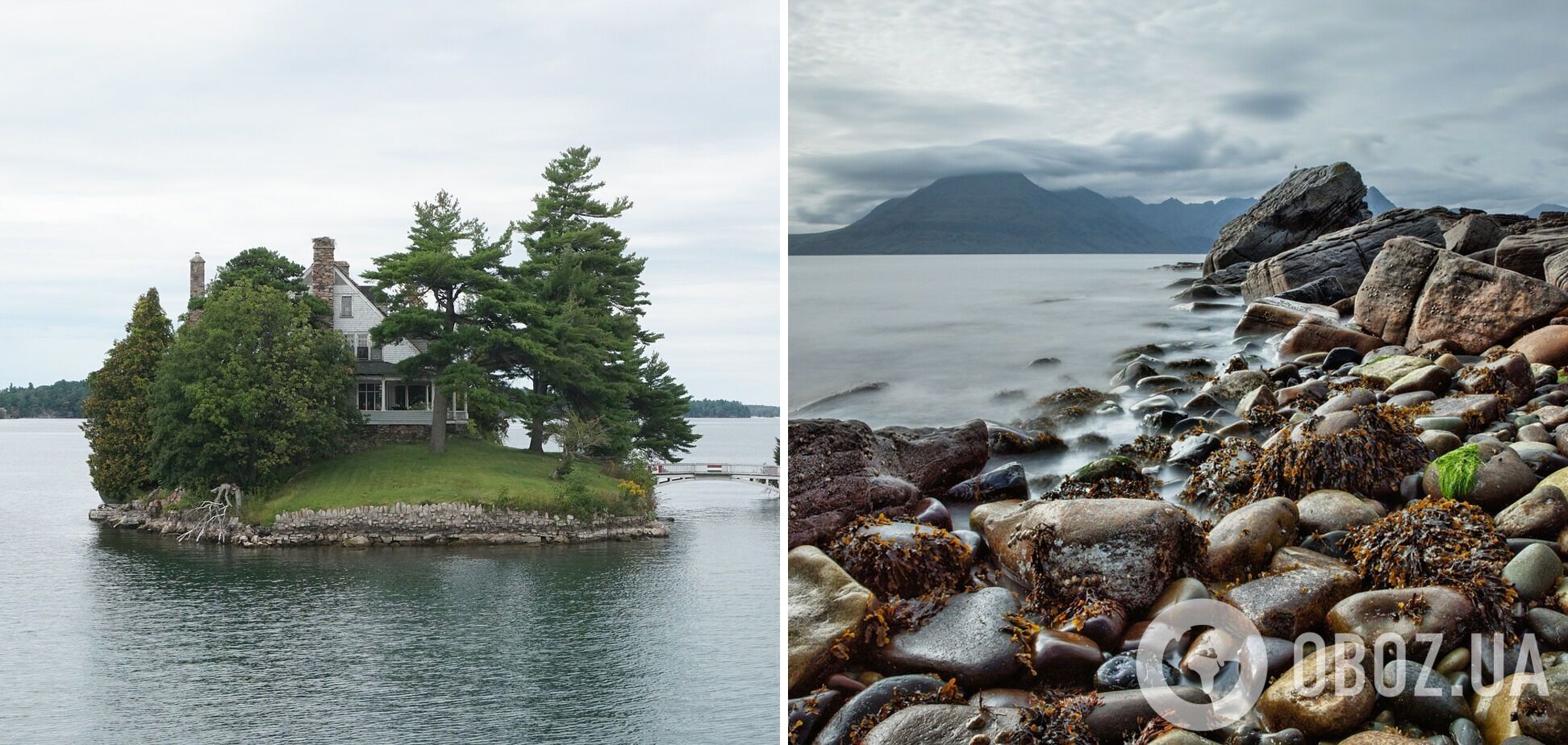 На острове Рона в Шотландии пара получит дом с видом на гавань.
