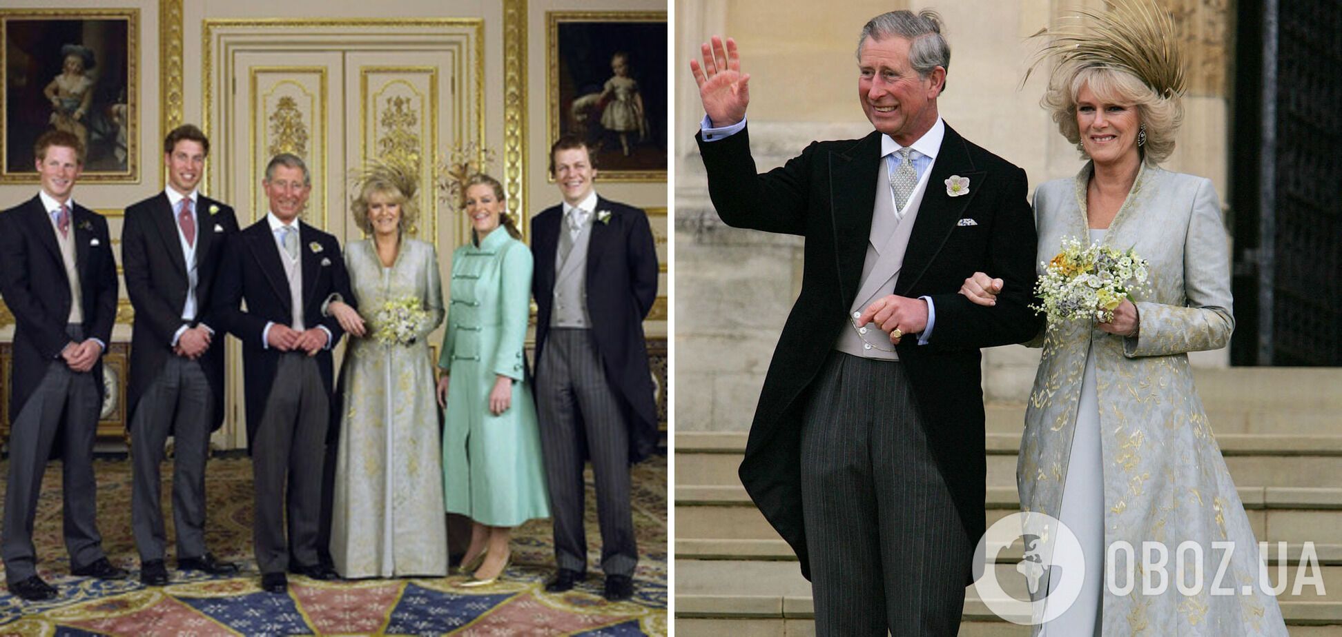 Камилла и принц Чарльз поженились 9 апреля 2005 года.