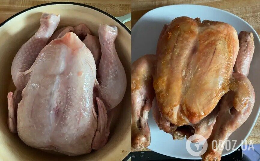 Подготовка курицы