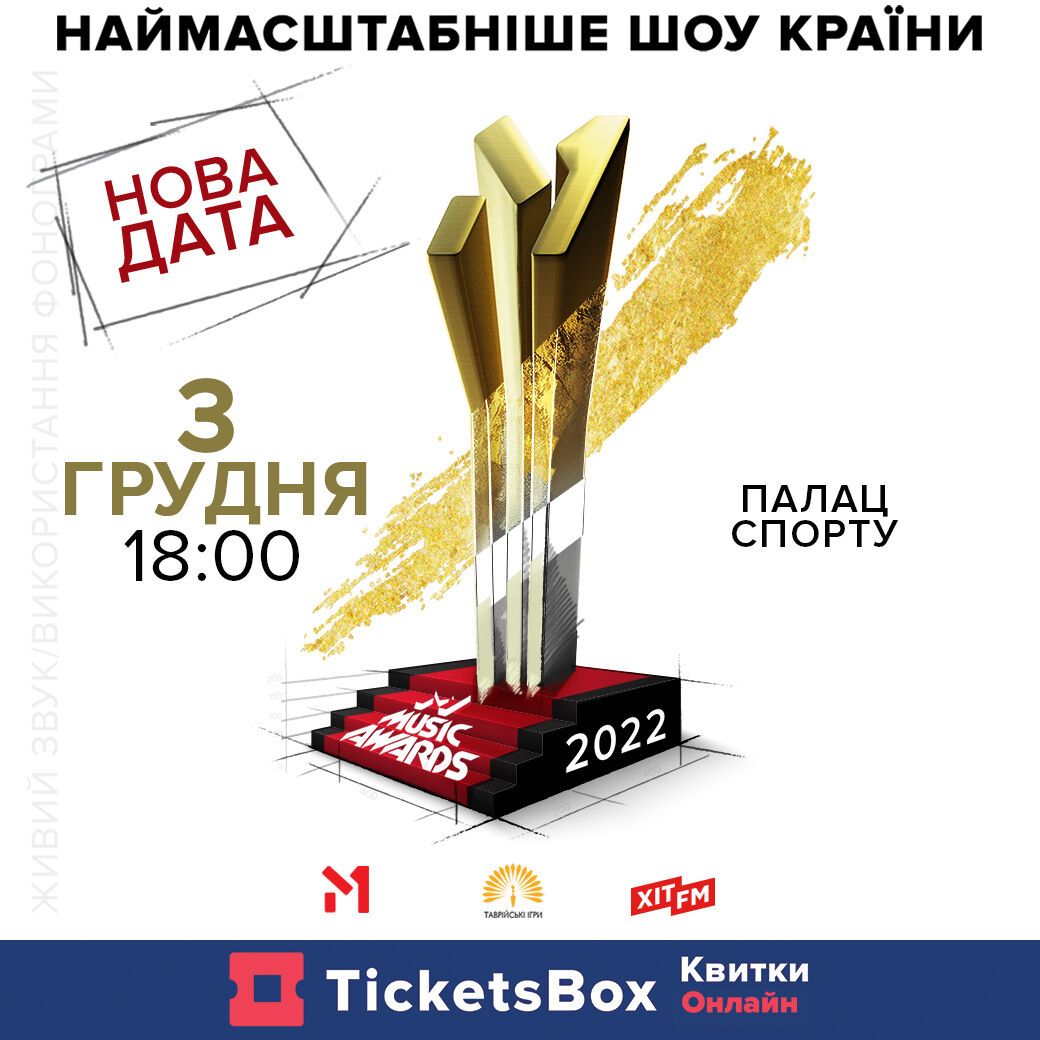 Шестая церемония награждения состоится 3 декабря 2022 года