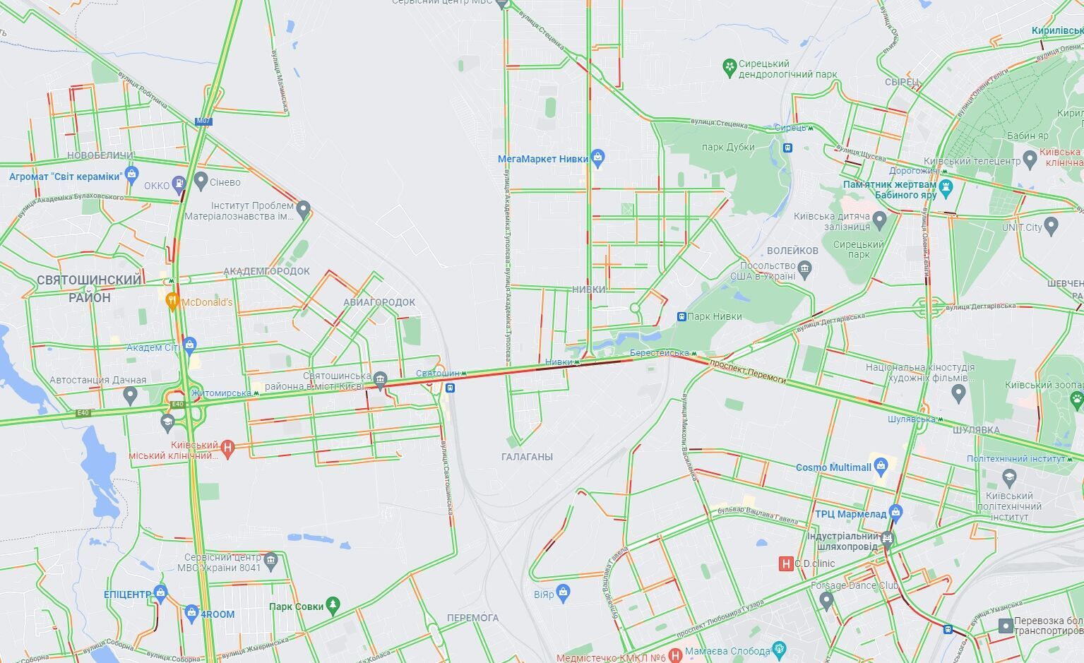 Проспект Победы.