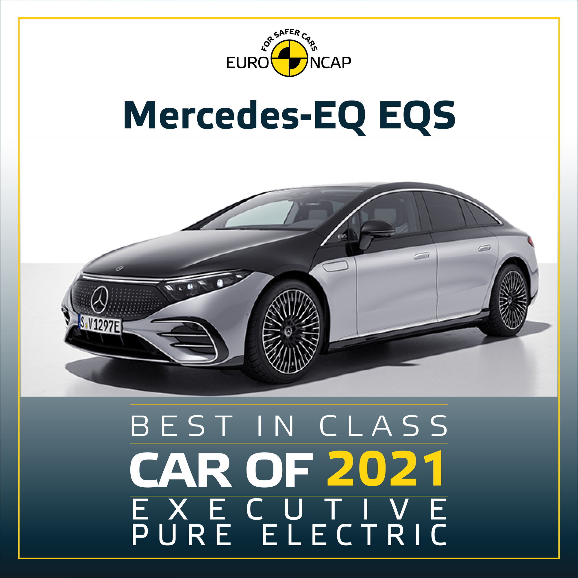 Электрический Mercedes-Benz EQS удостоился сразу двух наград
