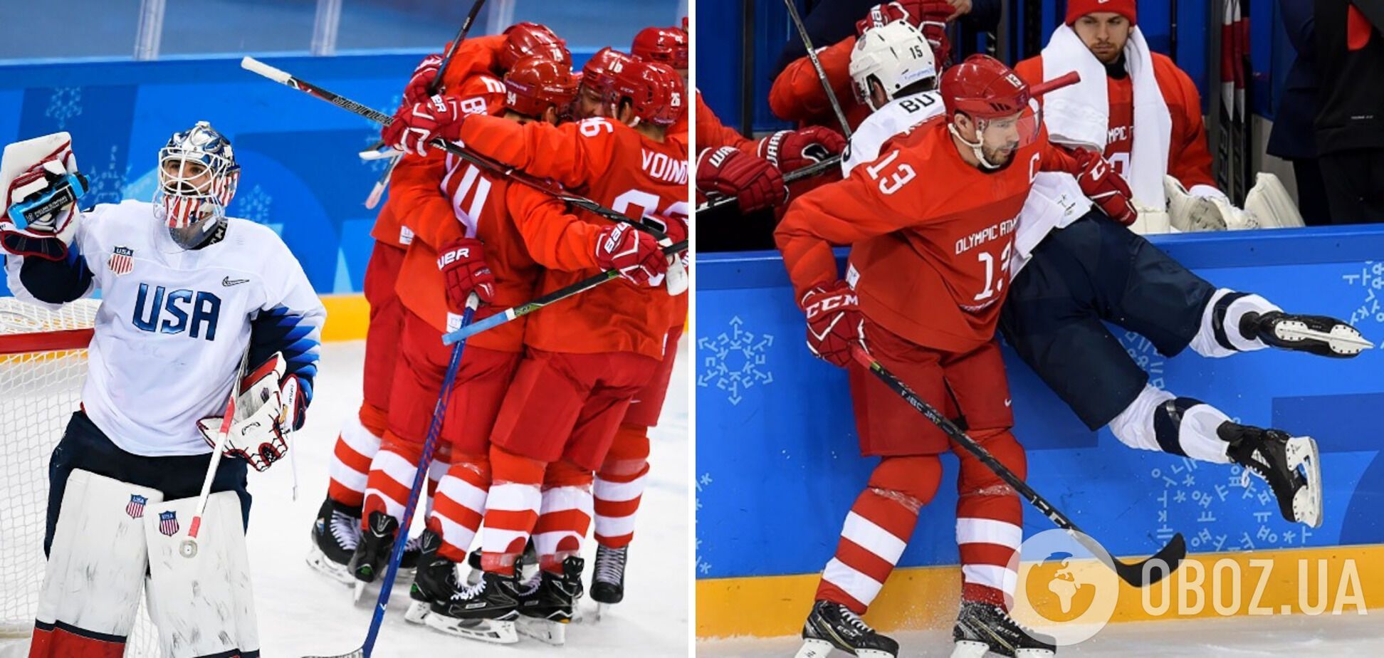 Матч Канады и России на Олимпиаде-2018.