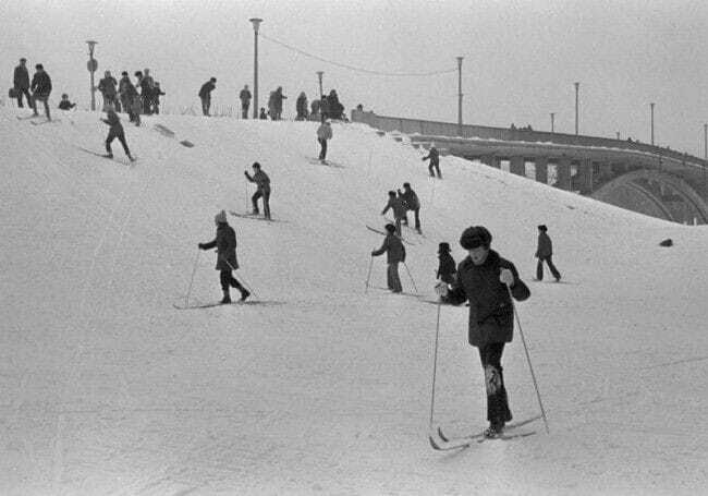 Гідропарк узимку 1978 року.