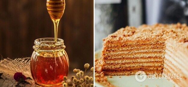 Мед для торта