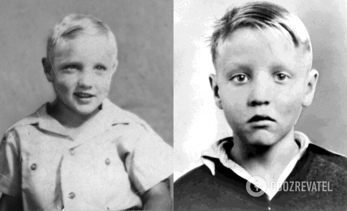 Элвис Пресли в детстве был блондином.