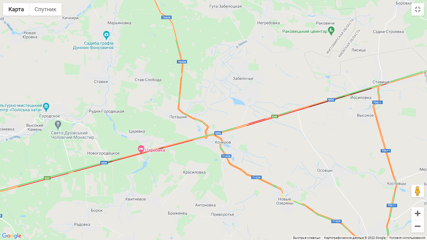 Автодорогу скували затори