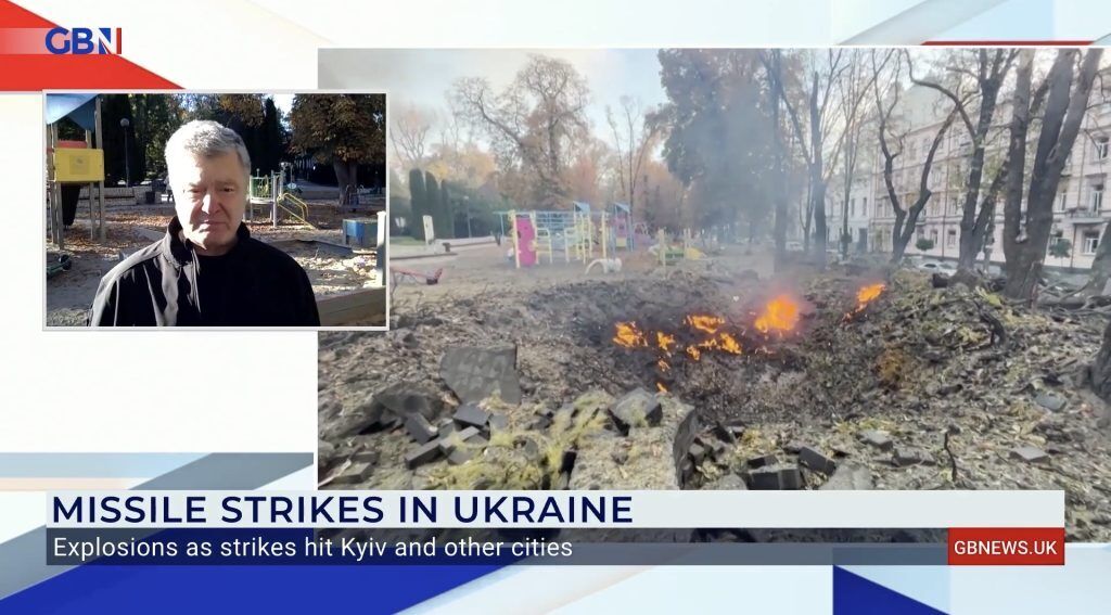 Український народ сповнений рішучості викинути Путіна з нашої землі, – Порошенко в ефірі GB News