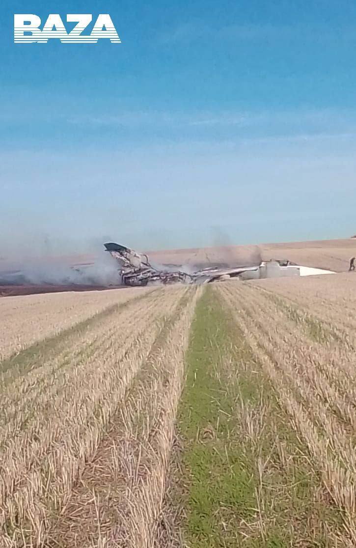 В Ростовской области разбился второй за два дня летевший на боевой вылет СУ-25. Фото