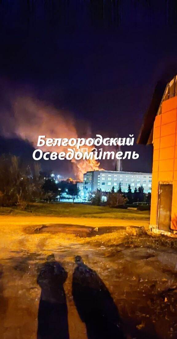 В Белгородской области ''бавовна'': слышны взрывы и детонация боекомплекта. Видео