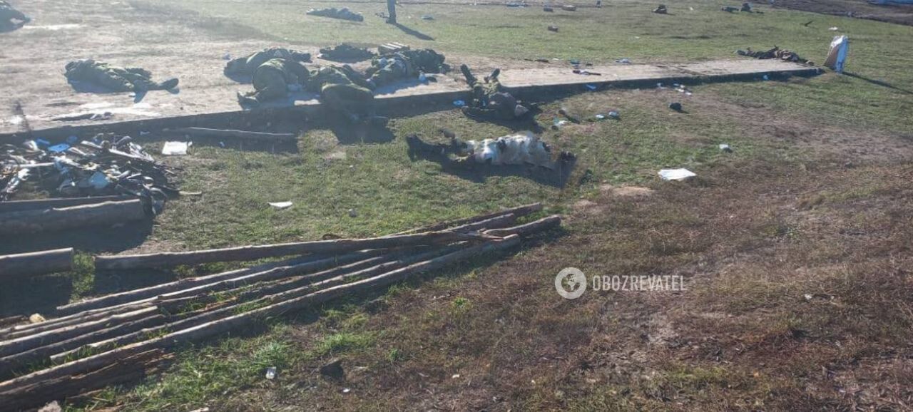З'явилися фото наслідків бійні на полігоні в Бєлгородській області. 18+
