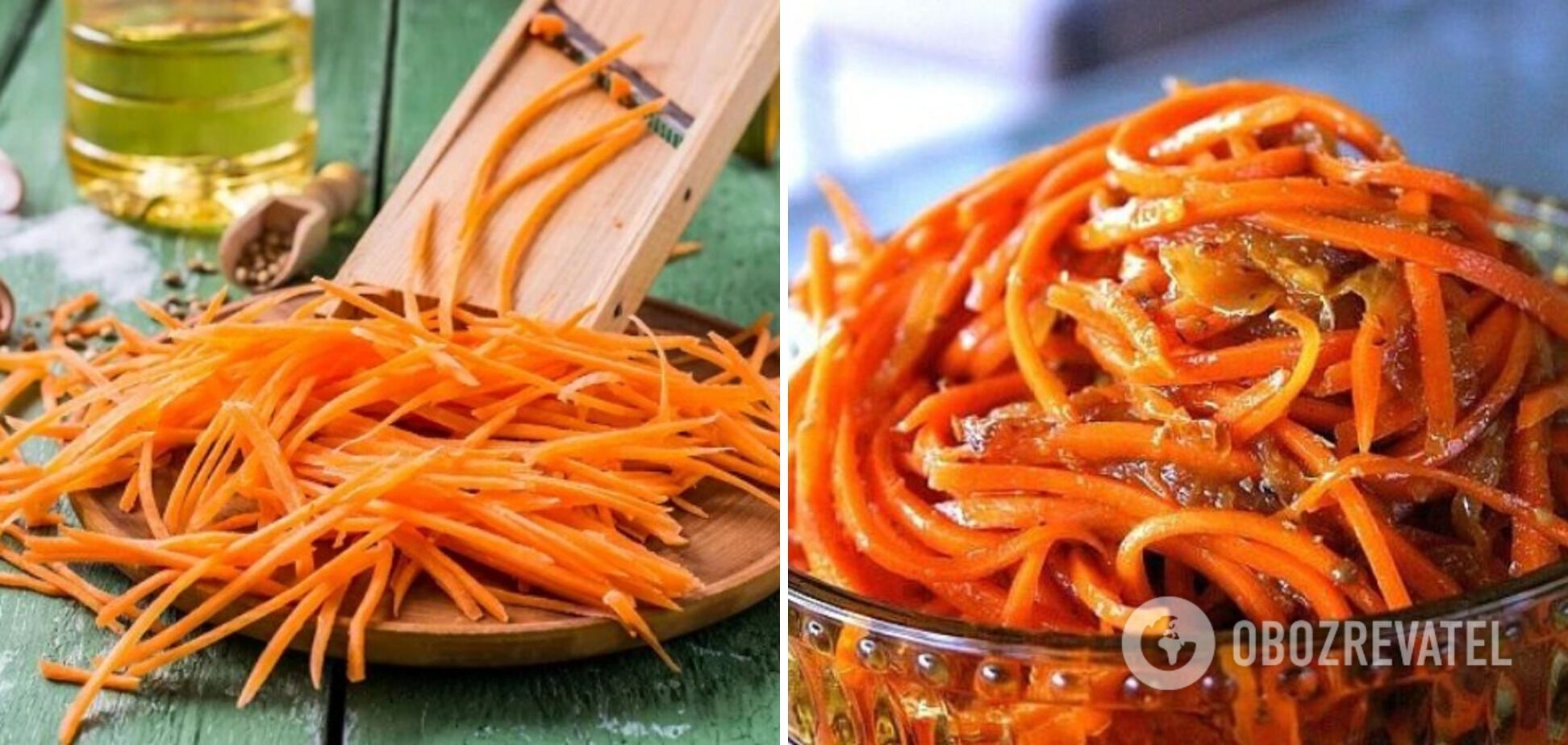 Морква по-корейськи для приготування салату