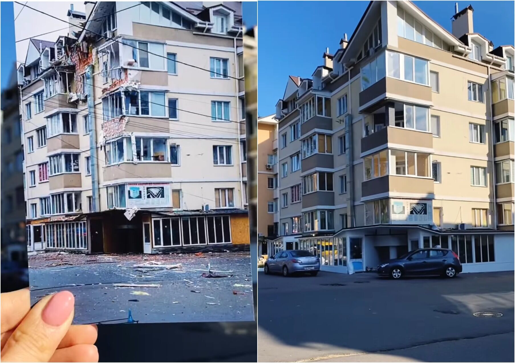 Блогерка показала, як швидко українці відбудовують зруйновані окупантами будівлі. Відео вразило мережу