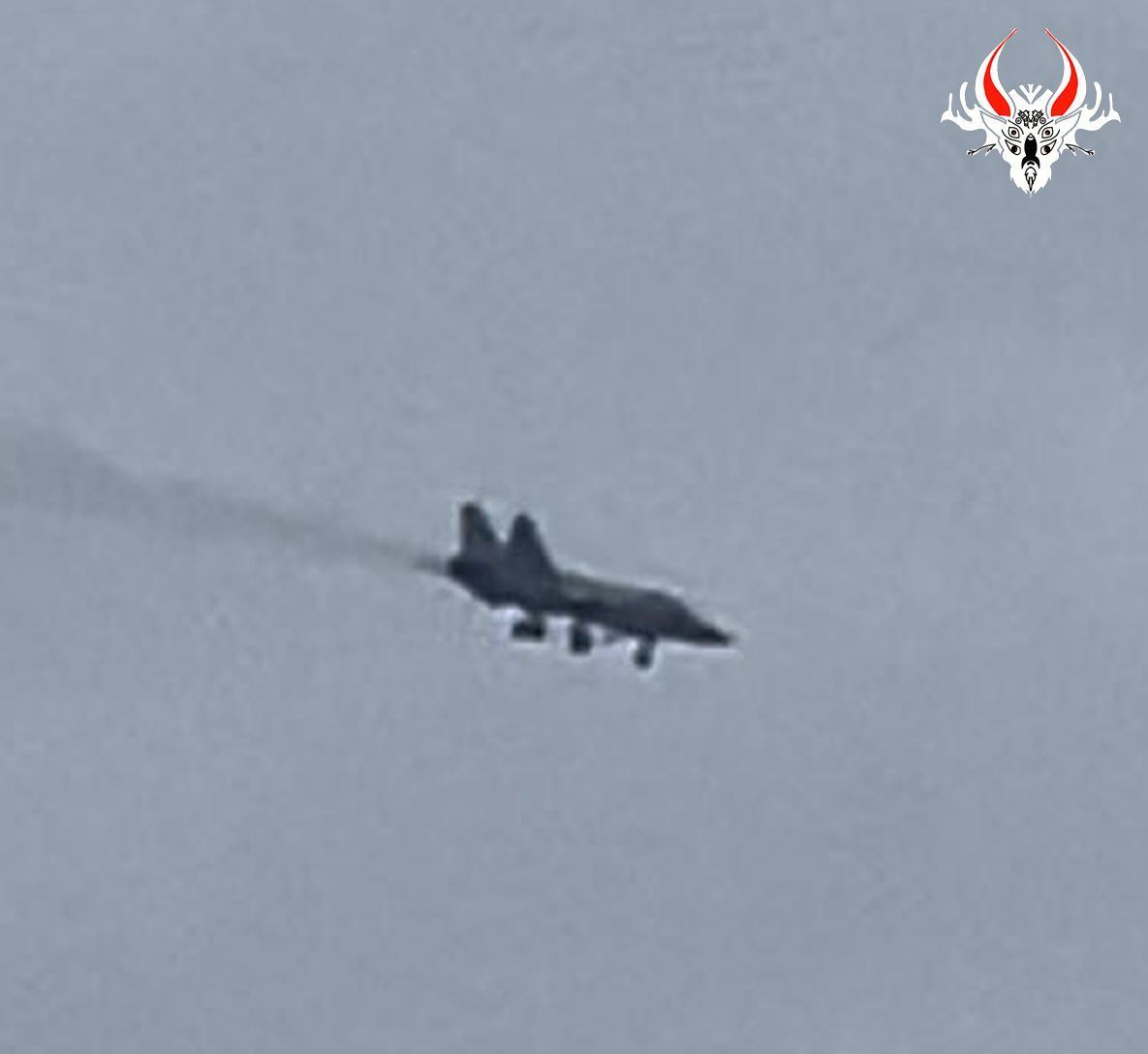 Російський військовий літак у небі над Білоруссю 16 жовтня