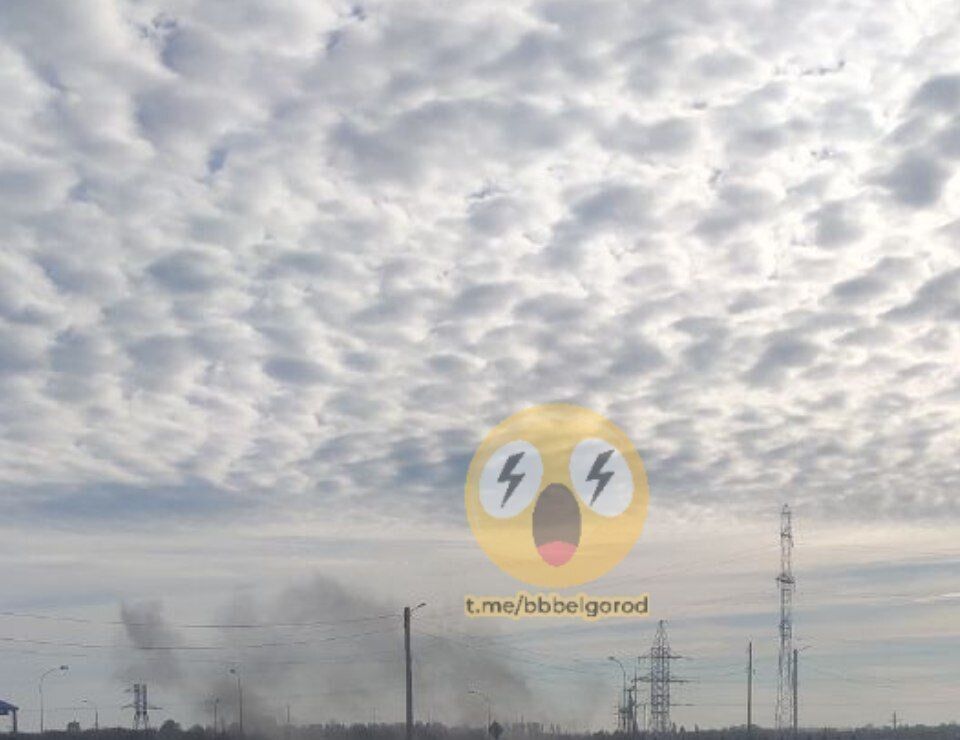 Дым в Шебекино 19 октября