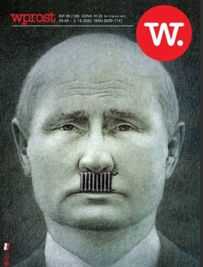 Польский журнал Wprost разместил на обложке фото ''газового фюрера'' Путина