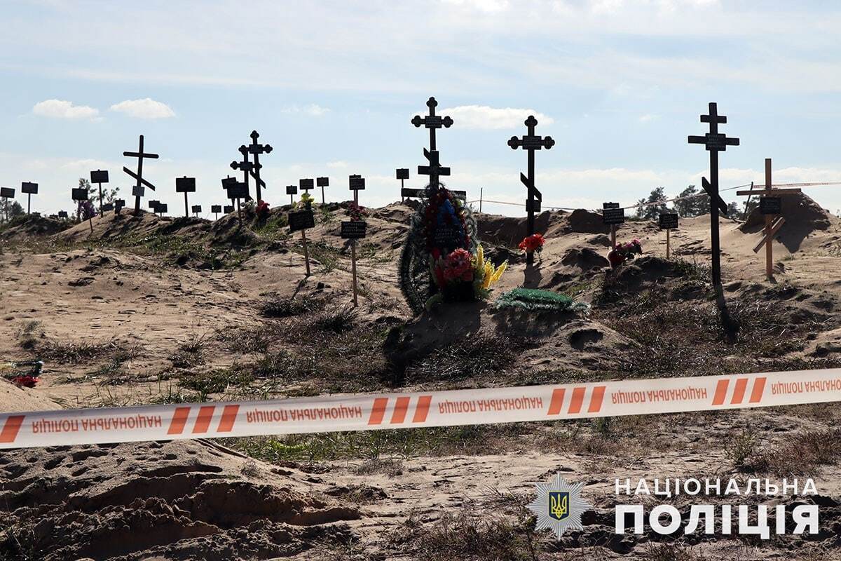 У Лимані завершили ексгумацію на місці найбільшого масового поховання жертв окупантів. Фото 
