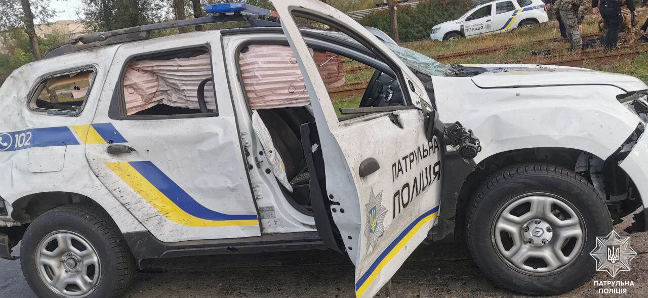 Ракета взорвалась возле авто патрульных: новые детали утреннего обстрела Запорожья врагом. Фото и видео