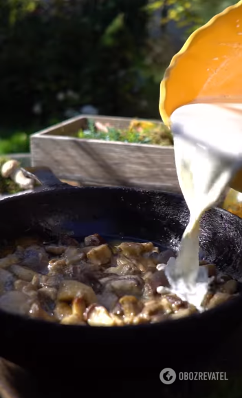 Настоящая закарпатская мачанка из белых грибов: к картофелю, вареникам и кашам