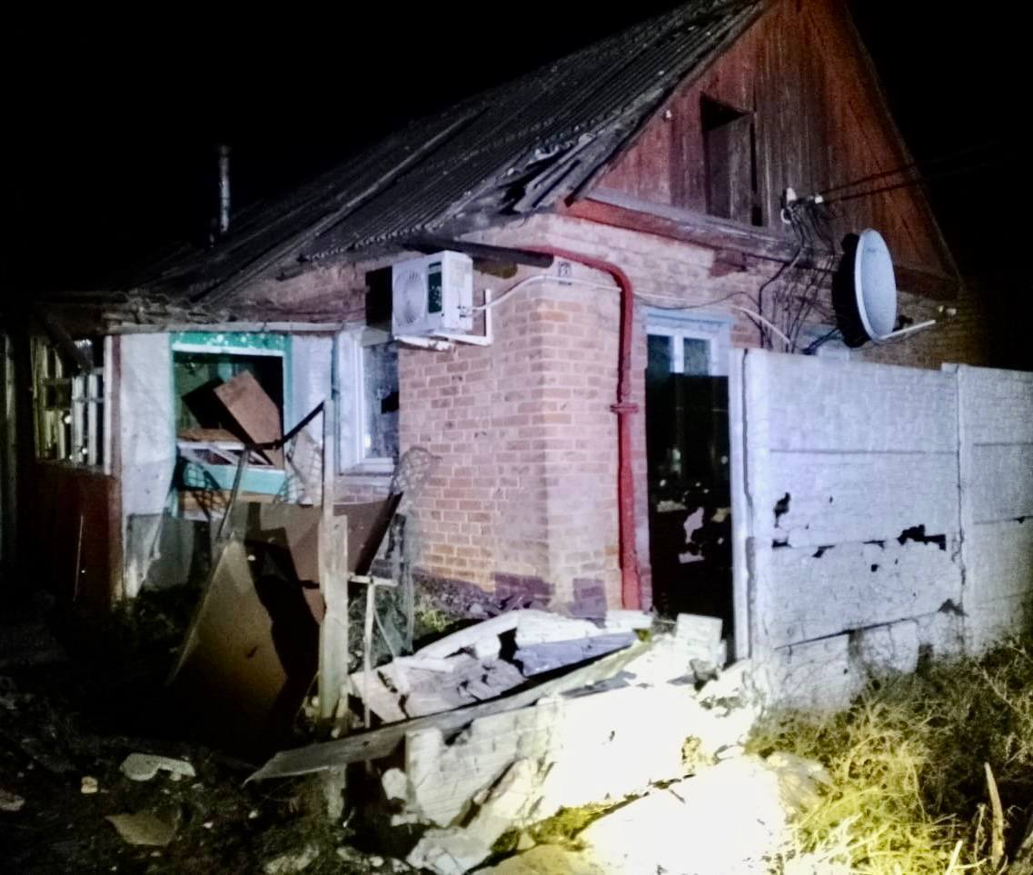 Оккупанты ночью нанесли ракетные удары по селу на Запорожье и обстреляли Днепропетровщину. Фото