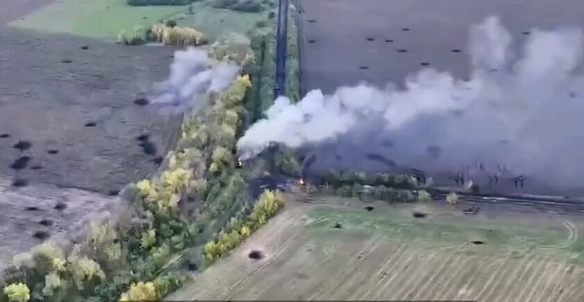 Під Бахмутом українські бійці "денацифікували" дві ББМ окупантів: відео ударів