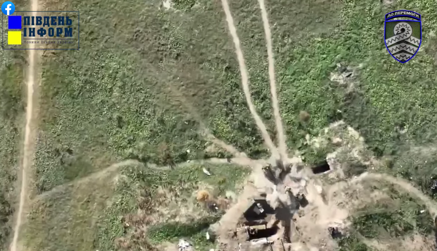 ЗСУ продовжують знищувати окупантів на Херсонщині: з'явилося відео прицільного удару