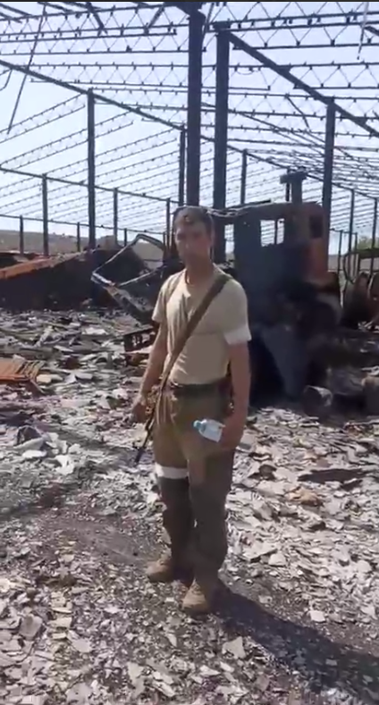 ''Бавовна'' удалась: в сети показали ангар сожженной российской техники в Херсонской области. Видео