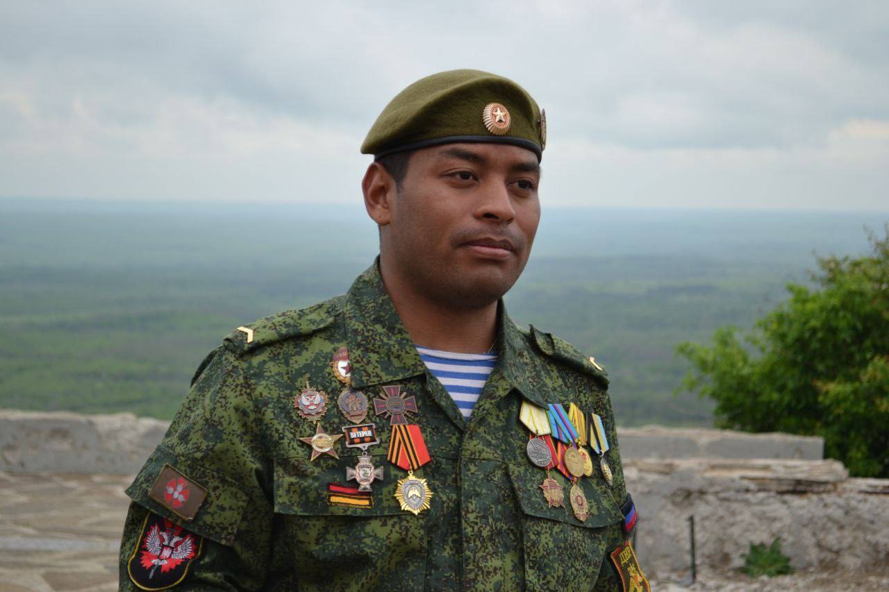 В Украине ''демилитаризовали'' колумбийского боевика Кастильо, воевавшего против ВСУ еще с 2014 года. Фото