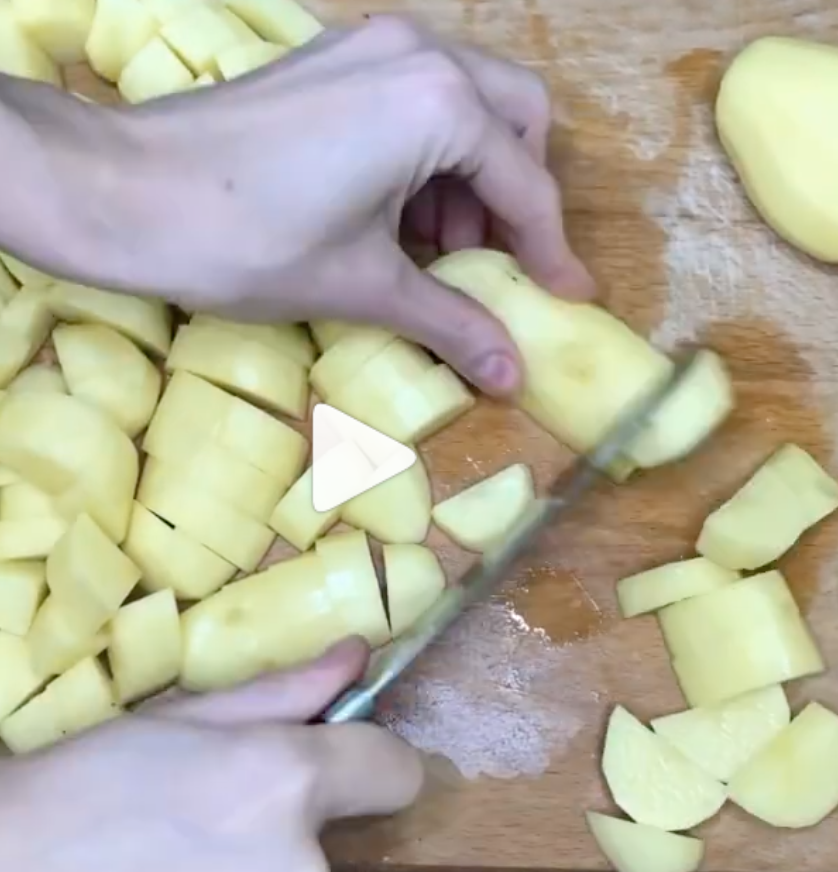 Порізана картопля