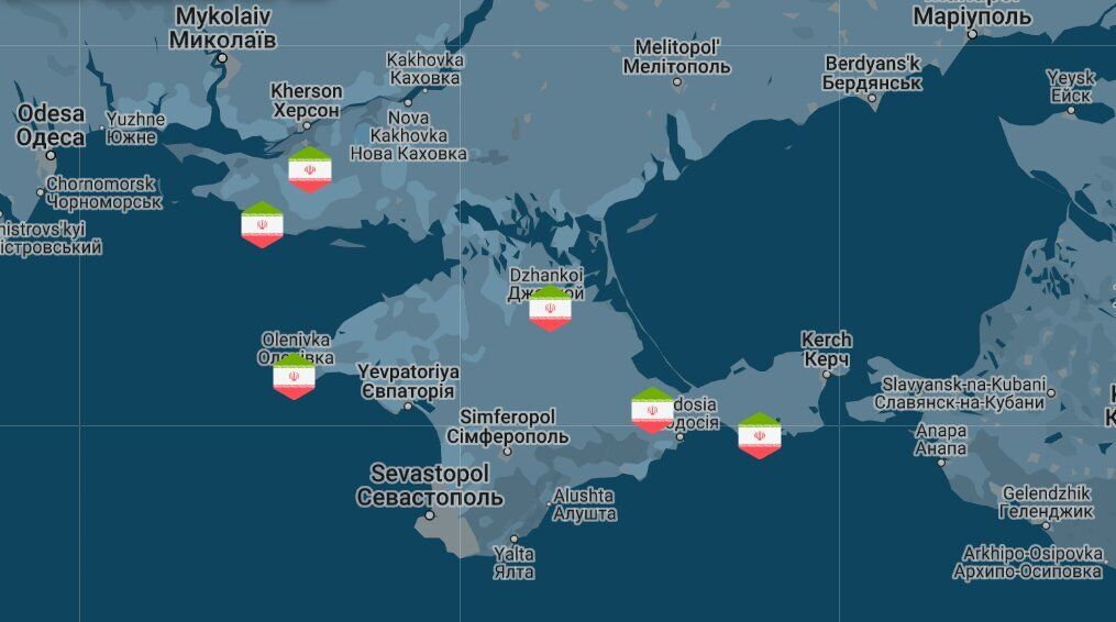 OSINT-исследователи обнаружили место в оккупированном Крыму, откуда могли запускать иранские дроны в сторону Одессы. Фото