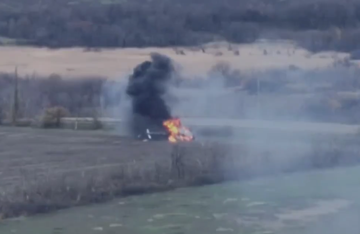 Украинские зенитчики сбили очередной российский вертолет на Донетчине. Видео