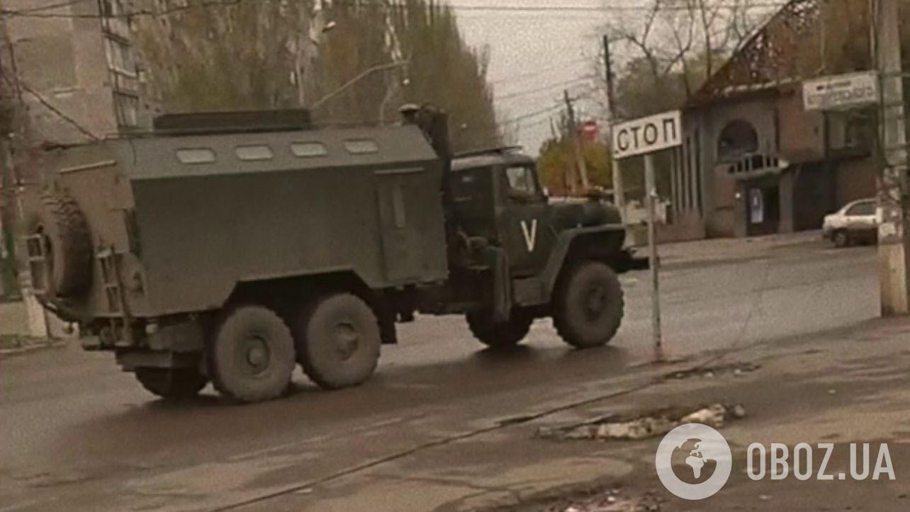 В оккупированном Мариуполе зафиксировано усиленное движение военной техники РФ. Видео