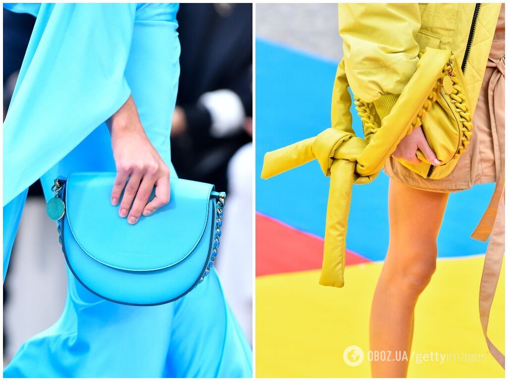 Дочка Пола Маккартні представила на Паризькому тижні моди свою нову колекцію в синьо-жовтих кольорах. Фото