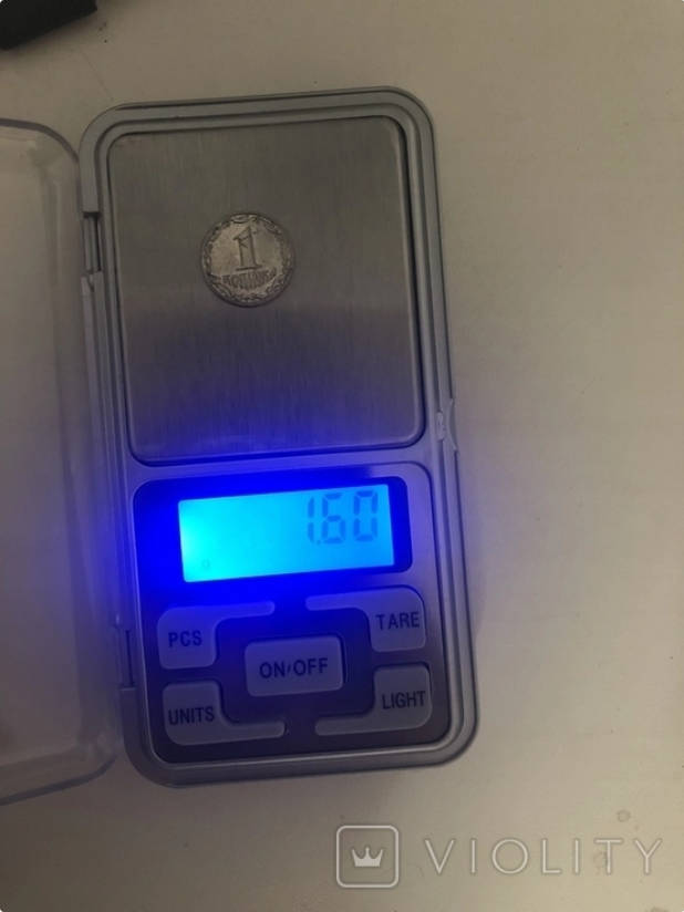 Вес монеты – 1,6 грамма