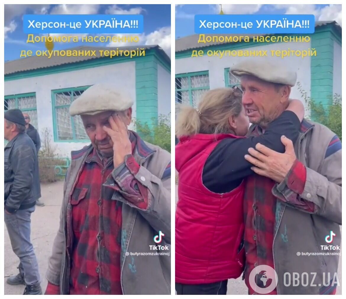 Житель села, освобожденного украинскими войсками